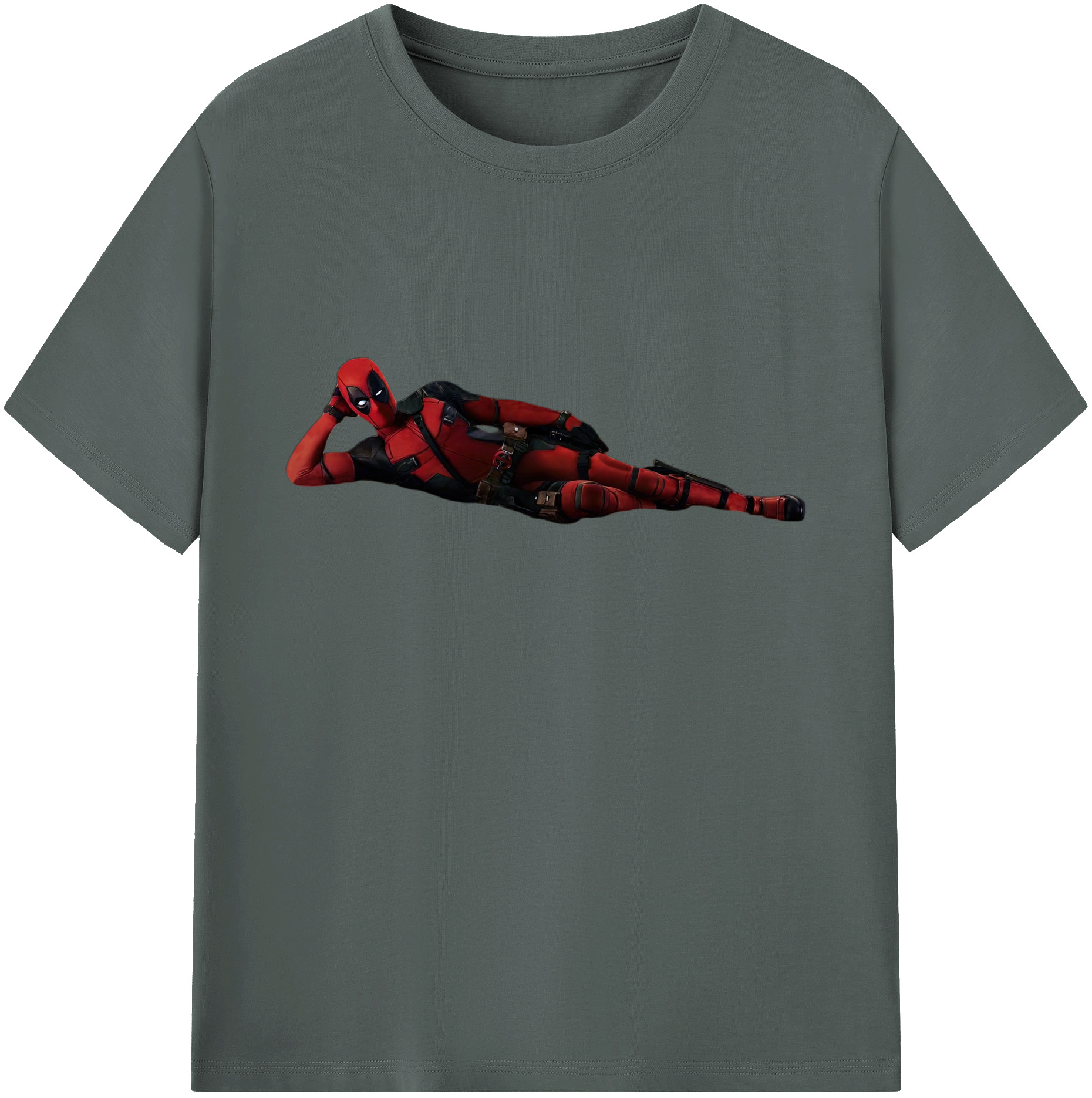（画像用） Deadpool デッドプール 綿100％ メンズ半袖Tシャツ｜肌触りやわらか＆通気性